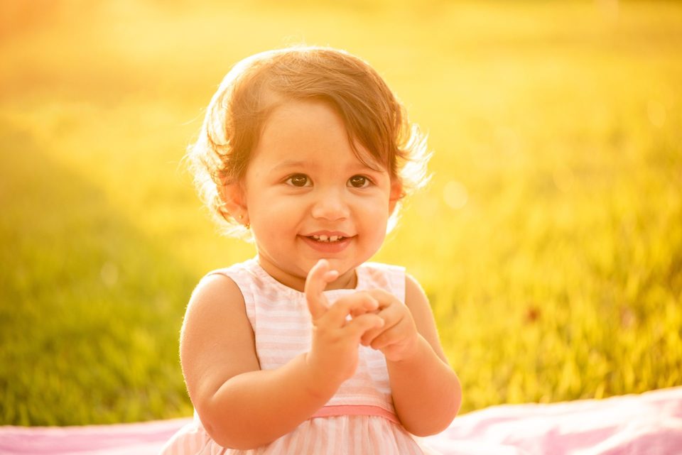 Ensaio Infantil de 11 meses de bela
